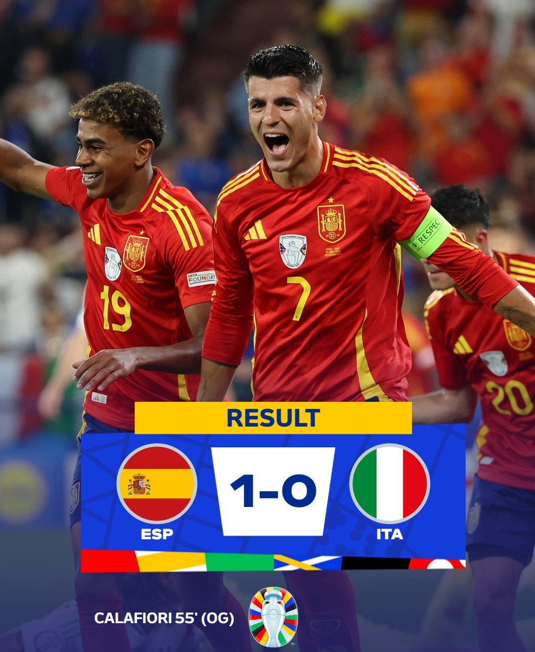 欧洲杯：意大利战胜比利时进四强